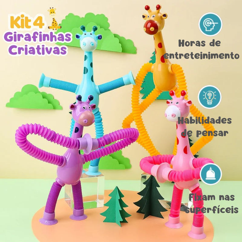 Girafinhas Criativas com Luz de LED