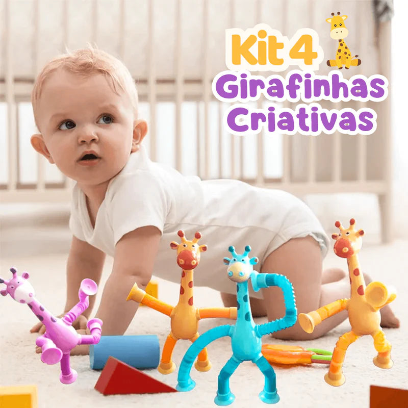 Girafinhas Criativas com Luz de LED