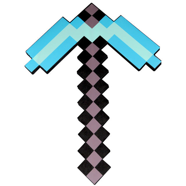 Espada e Picareta estilo Jogo Minecraft