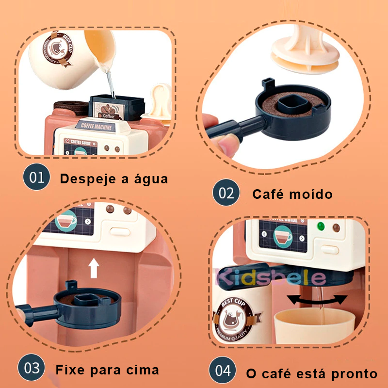 Máquina De Café Infantil Completa