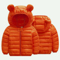 Jaqueta Happy Bear | Puffer Infantil Com Capuz