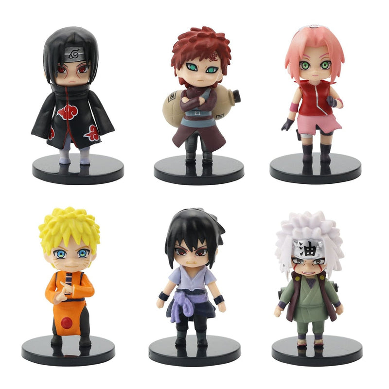 Conjunto Com 12 Bonecos Do Anime Naruto