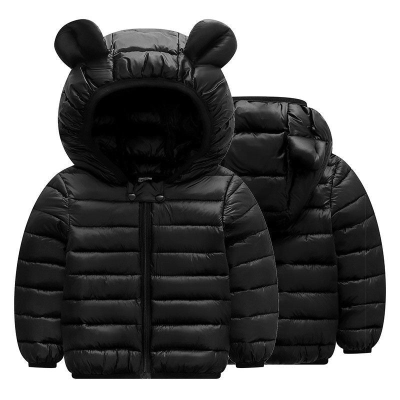 Jaqueta Happy Bear | Puffer Infantil Com Capuz