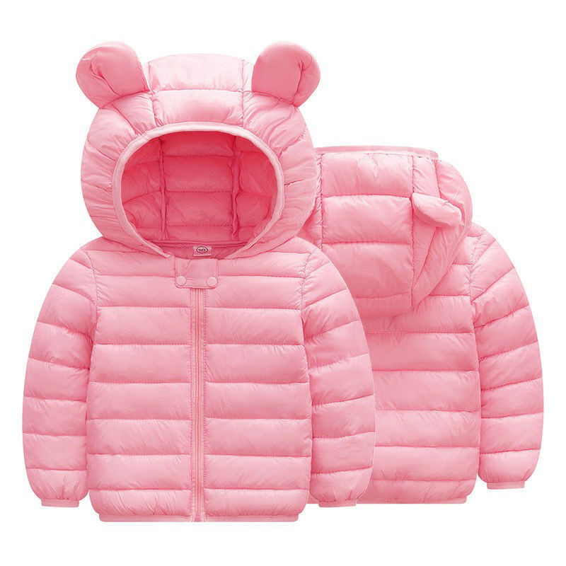 Jaqueta Happy Bear | Puffer Infantil Com Capuz