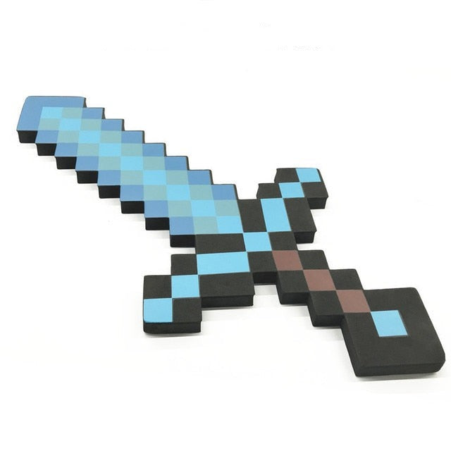 Espada e Picareta estilo Jogo Minecraft