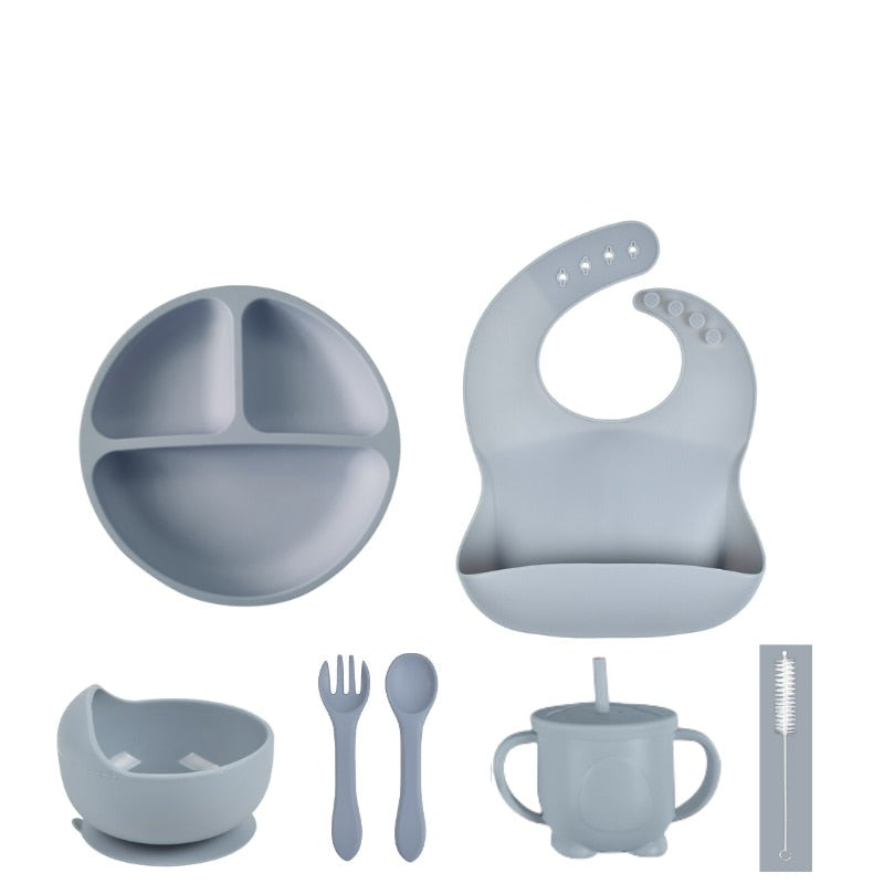 Kit de Alimentação de Bebê de Silicone