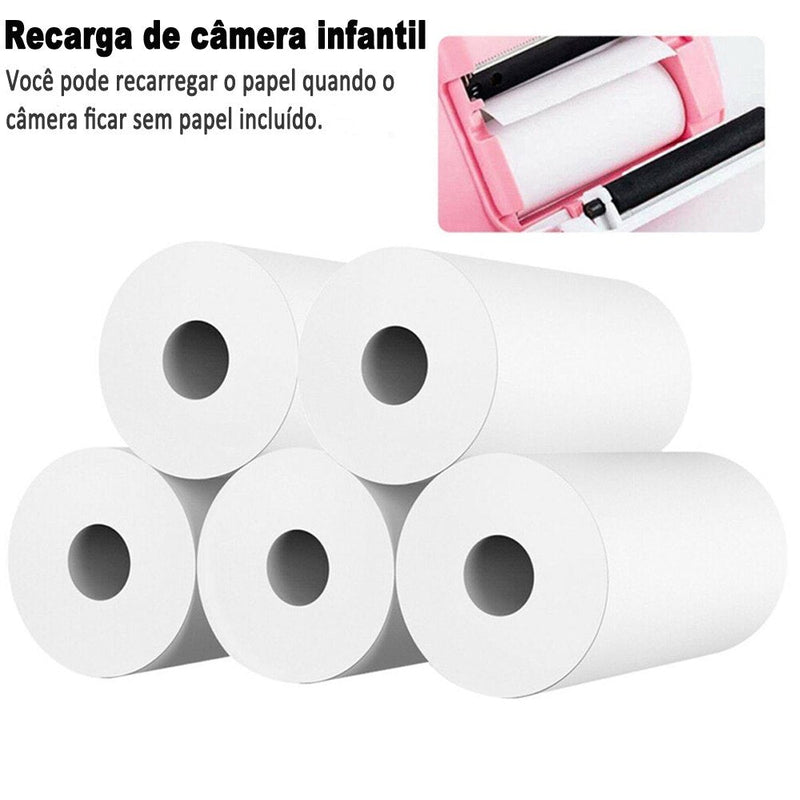 Papel De Impressão Para Câmera Fotográfica 600 Fotos