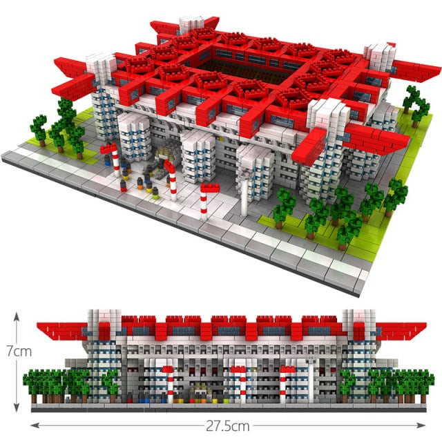 Blocos De Construção Campo De Futebol 3500 ou 3800 Peças